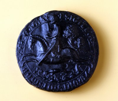 Sigillo di Simone di Montfort IV (1150 - 1218), partecipò alla 5ª Crociata nel 1202 e a quella contro gli Albigesi nel 1209 da Unknown artist