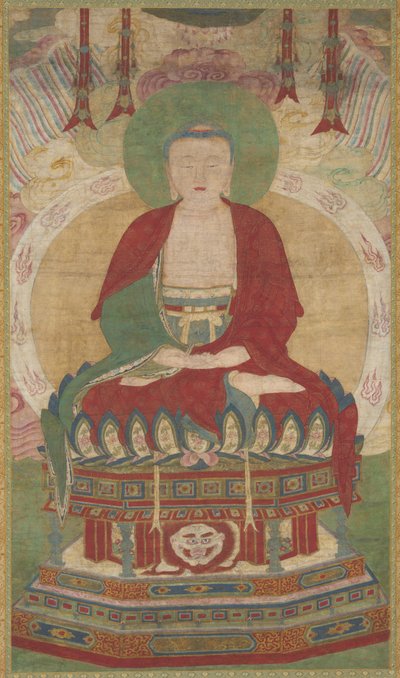 Amitābha seduto da Unknown artist