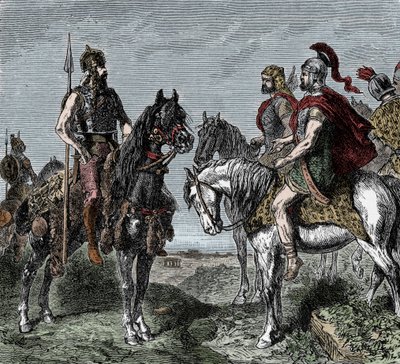 Seconda guerra punica: i Galli rifiutano di schierarsi a favore di Annibale da Unknown artist