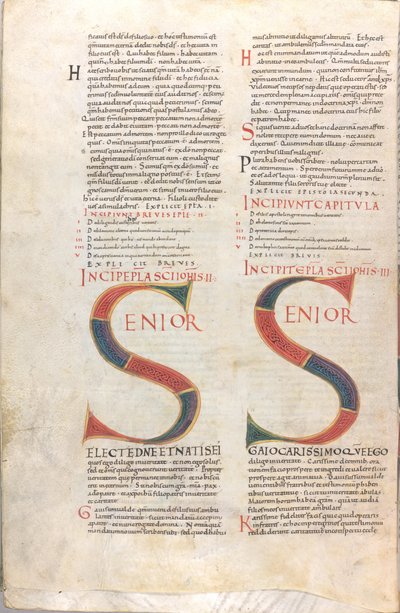 Senior.Epistola Iohannis II e Epistola Iohannis III da Unknown artist