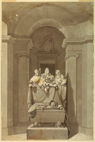 Monumento sepolcrale degli ultimi tre Stuart da Unknown artist