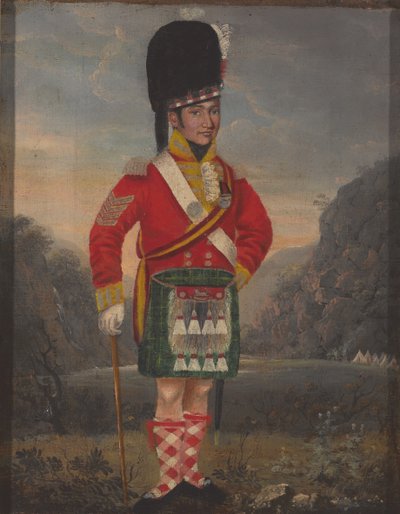 Sergente, 92nd Highlanders, circa 1816 da Unknown artist