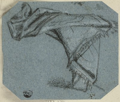 Scialle a pieghe da Unknown artist