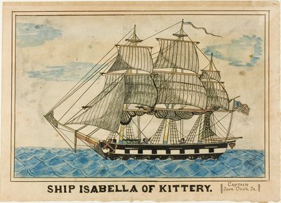 Nave Isabella di Kittery da Unknown artist