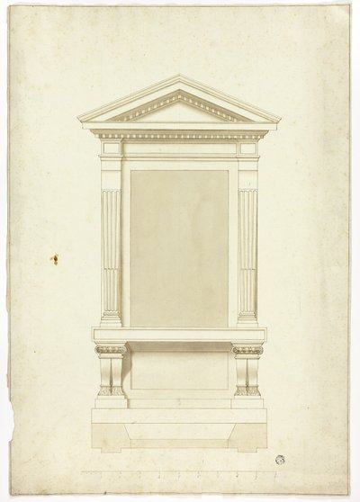 Altare laterale o tomba a muro da Unknown artist