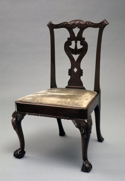 Sedia laterale, c. 1760-1790 da Unknown artist