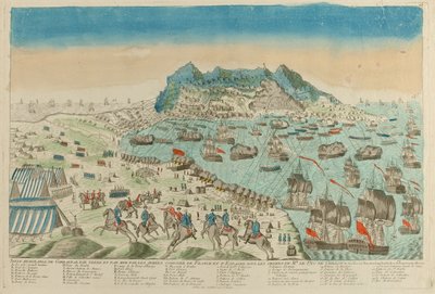 Assedio di Gibilterra, 1782 da Unknown