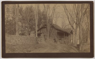 Silverspring. Loggia e ingresso. da Unknown artist