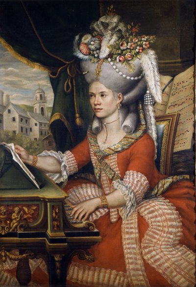 Cantante Teresa Lanti, amante di Casanova. Anonimo. Museo della Scala, Milano da Unknown artist