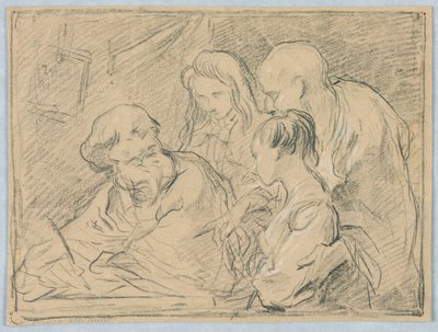 Schizzo per un dipinto della Presentazione della Vergine da Unknown artist