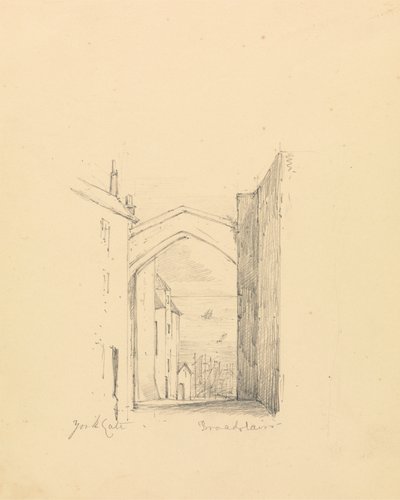 Schizzo di York Gate da Unknown artist