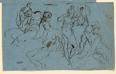 Bozzetti per il giudizio di Paride da Unknown artist