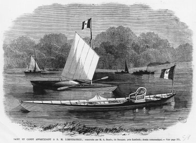 Skiff e canoa accanto all