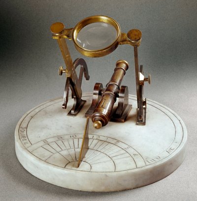 Orologio solare detto Cannone di mezzogiorno da Unknown artist