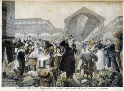 Zuppa alle halles la mattina - in "Le Petit Journal" da Unknown artist