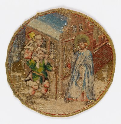 San Martino che guarisce i mendicanti zoppi e ciechi contro la loro volontà da Unknown artist