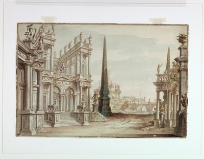 Scenografia, Fantasia di Roma con il Castel Sant