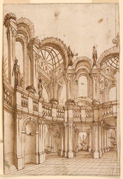 Scenografia: Architettura del Giardino da Unknown artist