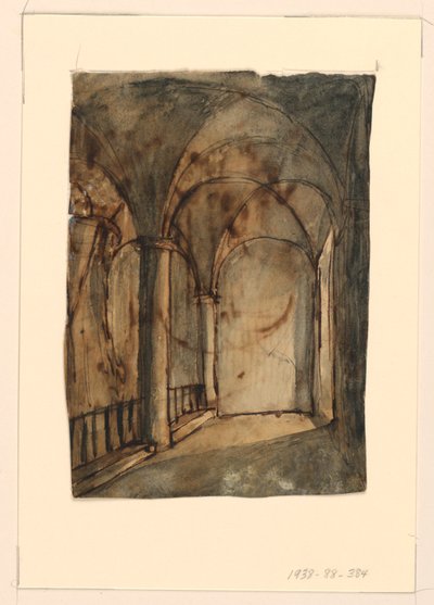 Progetto Scenografico, Interno di Chiesa a Volta da Unknown artist