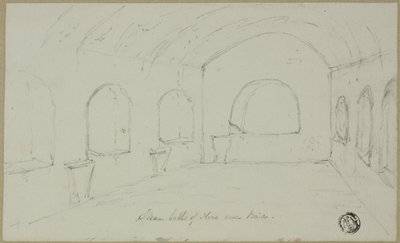 Bagni di vapore di Nerone vicino a Baiae da Unknown artist