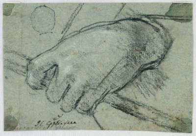 Studio: Una mano sinistra che porta un bastone da Unknown artist