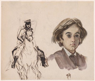 Foglio di studio da Unknown artist