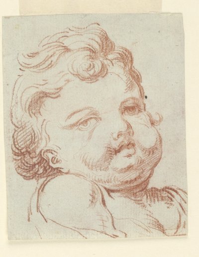 Studio della testa di un bambino da Unknown artist