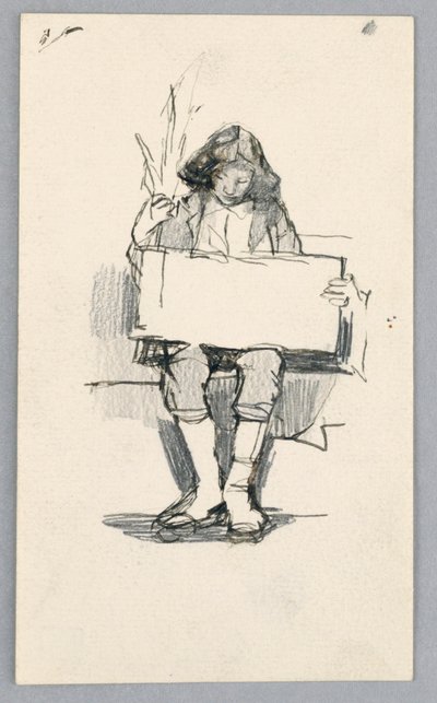 Studio di un Giovane Ragazzo da Unknown artist