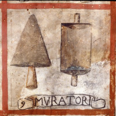 Simbolo dei muratori (Tavola della corporazione) da Unknown artist