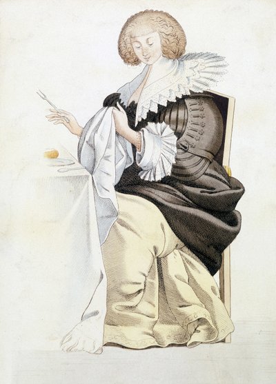 Arte della tavola: il modo di una nobile dama a tavola da Unknown artist