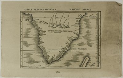 Tabula Moderna Secunde Porcionis Aphrice da Unknown artist