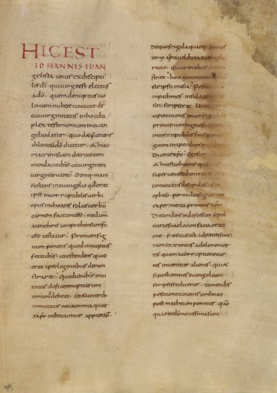 Pagina di testo da Unknown artist