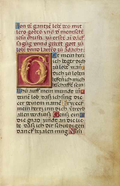 Pagina di testo da Unknown artist