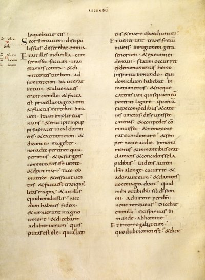 Pagina di testo da Unknown artist