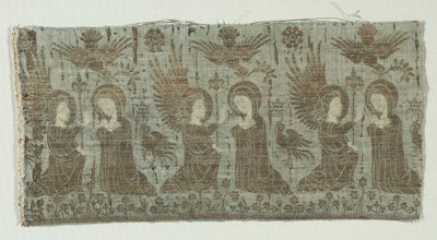 Frammento tessile con l