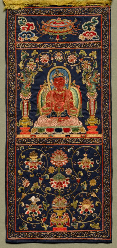 Thangka con il settimo Bodhisattva da Unknown artist