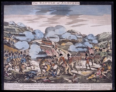 La Battaglia di Albuera da Unknown artist