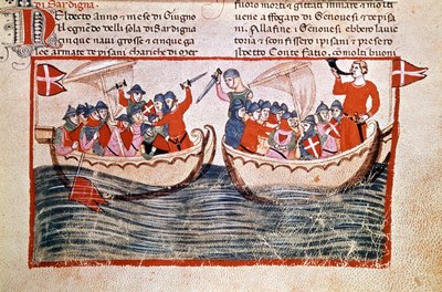 La Battaglia di Meloria che culmina con l