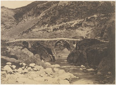 Il ponte di Palalda (vicino ad Amélie-les-Bains) da Unknown artist
