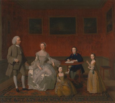 La famiglia Buckley-Boar da Unknown artist