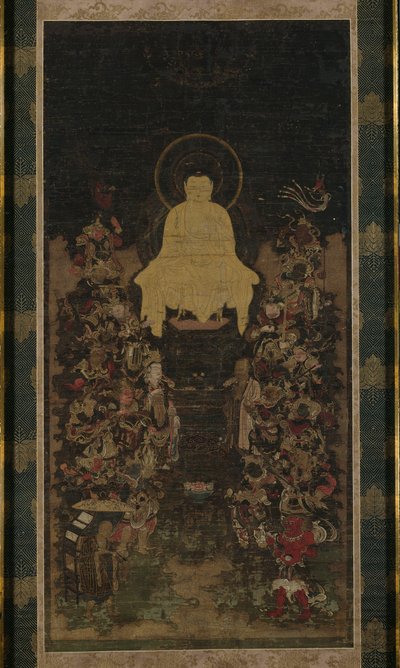 Il Buddha che predica il Sutra della "Perfezione della Saggezza" (Prajnaparamita) da Unknown artist