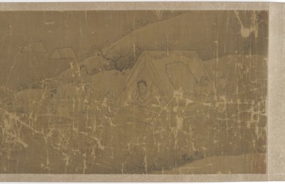 La prigionia di Cai Wenji (quattro scene) da Unknown artist