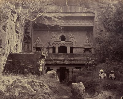La Grotta dei Falegnami [sic]. Ellora da Unknown artist
