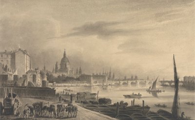 La città di Londra dalla Somerset House da Unknown artist