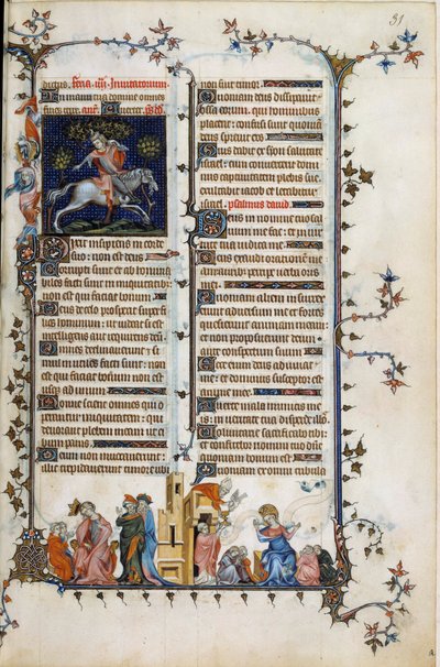 Il prelato e statista danese Absalon o Axel (1128-1201) muore sospeso a un albero. Sotto, un