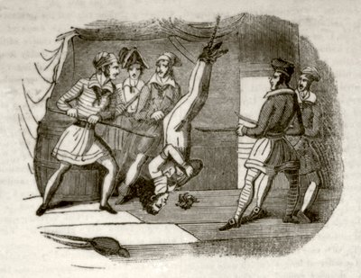 La Galleria della Morte, o, la Goletta Pirata, c.1837 da Unknown artist