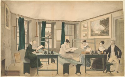 La classe di disegno da Unknown artist
