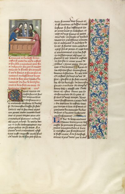 La duchessa di Lancaster seppellisce il marito nella cattedrale di Siviglia da Unknown artist