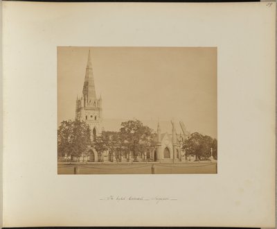 La cattedrale inglese. Singapore da Unknown artist