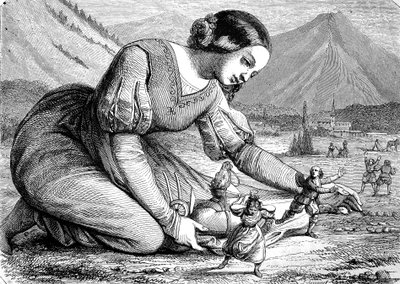La Gigantessa, la saga della Gigantessa che gioca con persone di dimensioni normali, Storico da Unknown artist